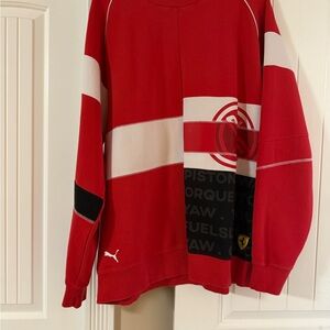 Puma Men's Bold Red Crewneck Sweater